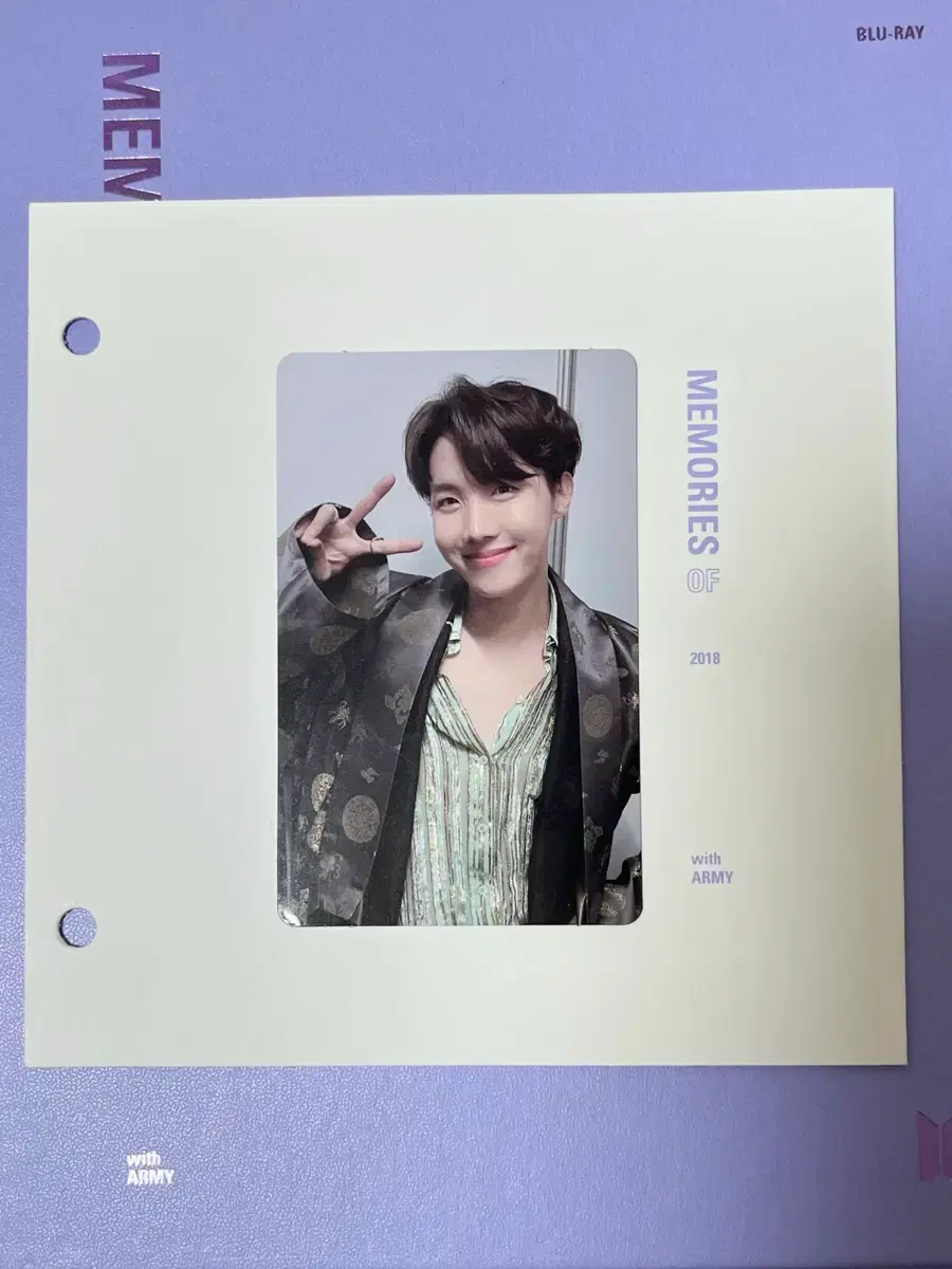 방탄소년단 bts 메모리즈 2018 블루레이 제이홉 jhope포카 | 브랜드